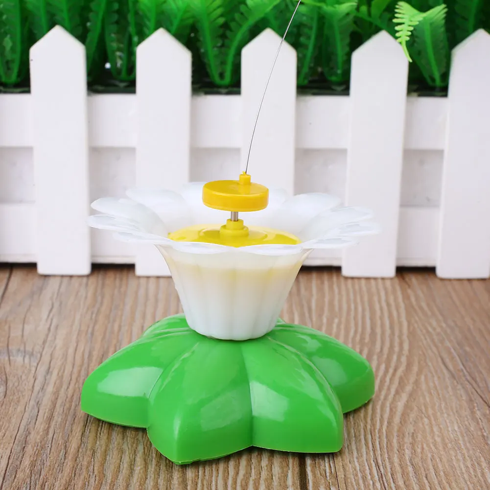Котенок питомец Электрический вращающийся бабочка птица стержень Котик-тизер играть игрушки Смешные
