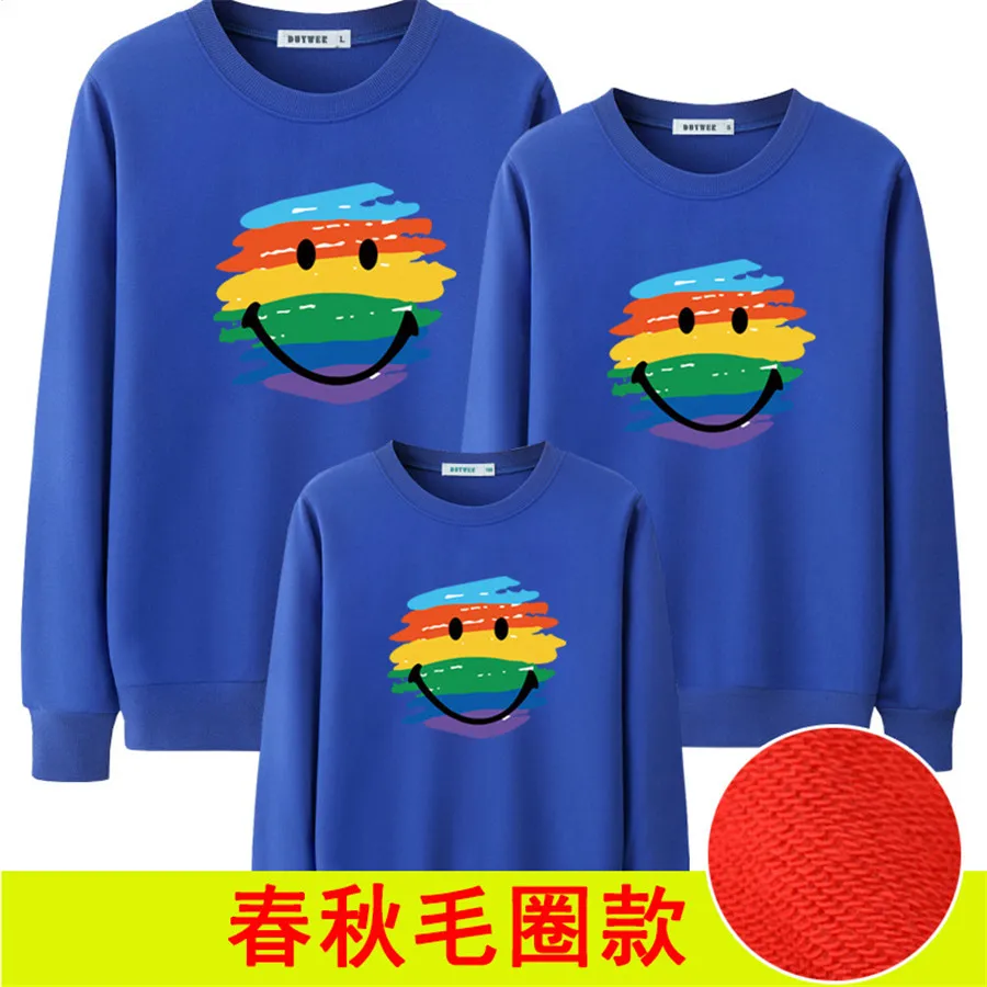 Подходящая футболка для всей семьи Одежда для мамы и меня одежда для папы и сына одежда для мамы и дочки осень