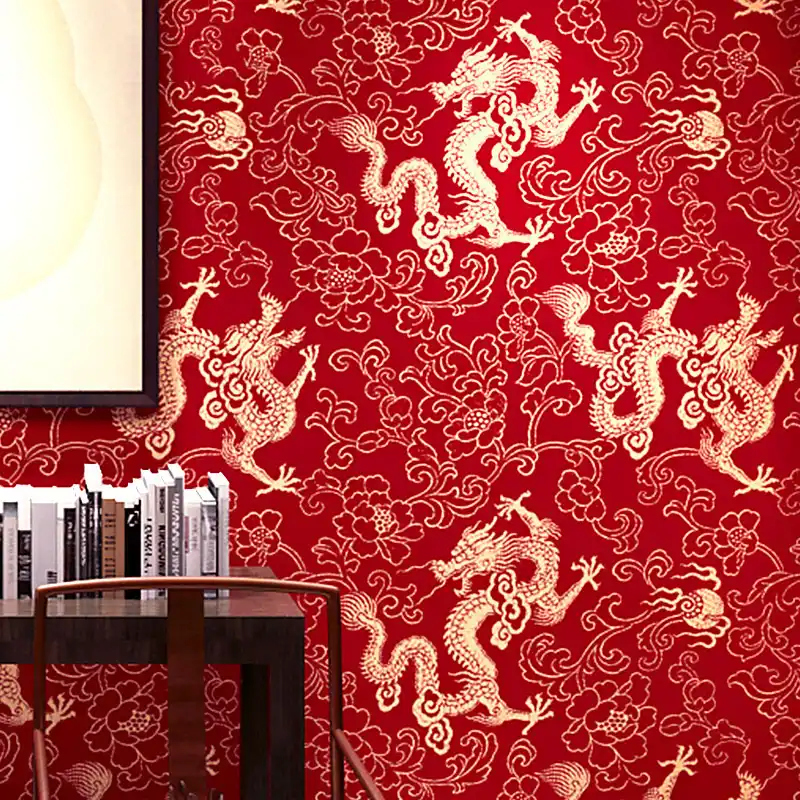 3d Wallpaper Custom Photo Mural Chinese Landscape Waterfall Background Wall Home Decor Living Room Wallpaper For Walls 3 D Wallpapers Aliexpress