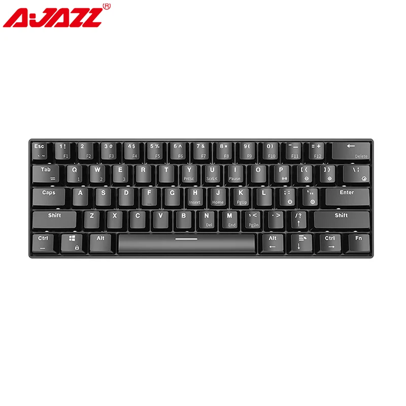 

Ajazz i610T Bluetooth Mechanical Keyboard Dual-Mode 61 Keys Gaming Keyboard 17 Monochrome Backlight For PC Laptop