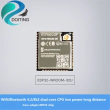 DOITING ESP32 беспроводной Wifi модуль ESP-WROOM-32U модуль совместим с ESP-32s ESP-32 внешняя антенна двухъядерный процессор