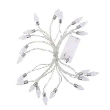 

Warm White Lights 20 LED Globe Mini Light Pinecone Shape Lamp Strings Garland Weddings Bars 4m Bedroom Decoration