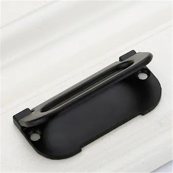 Buy 1 Get 1 Free Black Door Handles Wardrobe Drawer Pull Kitchen Cabinet Handles for Furniture Handles Hardware Accessories