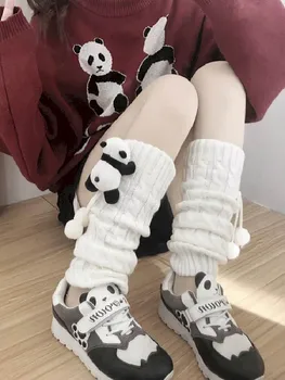 

wool knitted jk socks women anime high tube printing plus size stockings 2020 new style titok spring and autumn street clothing