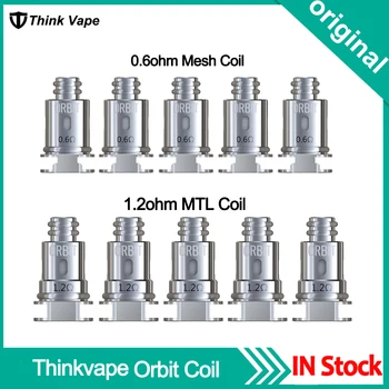 

5Pcs Replacement Coil Thinkvape Regular 1.2ohm Coil & 0.6ohm Mesh Coil Thinkvape Orbit Kit