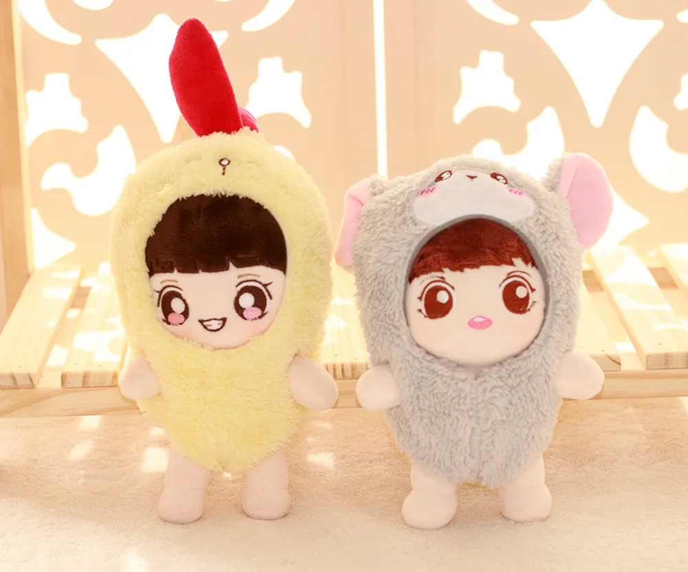 [MYKPOP] Одежда и аксессуары для кукол Пижамный свитер с капюшоном 20 см/15 см (без