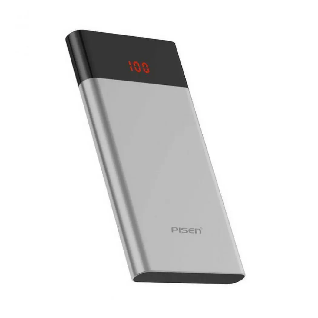 Портативный 10000mAh банк питания один USB Micro USB lcd дисплей внешний аккумулятор зарядное устройство повербанк для iPhone Золотой Красный