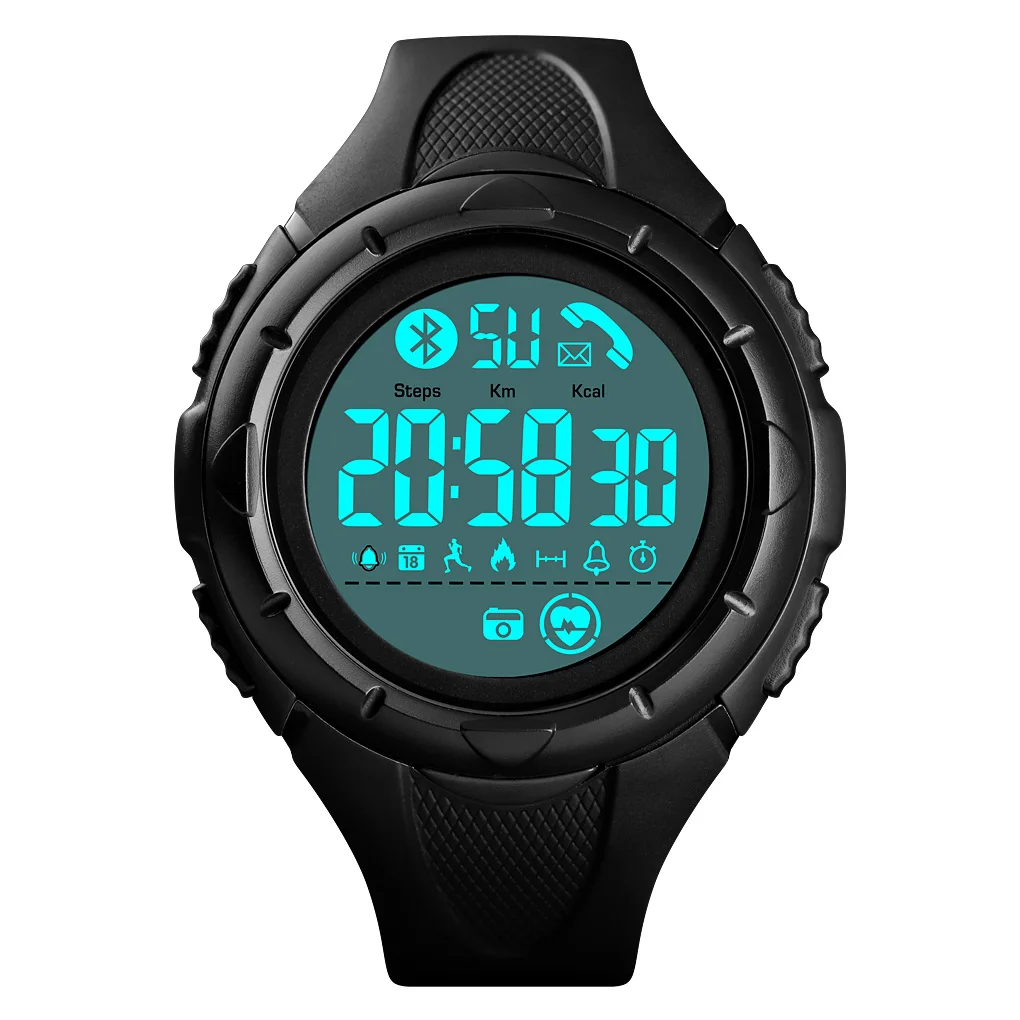 

SKMEI Sport Smart Watch For MenSmartwatch Electronics Smart Clock For Android Heart Rate Bluetooth Smart-watch Remind Monitor