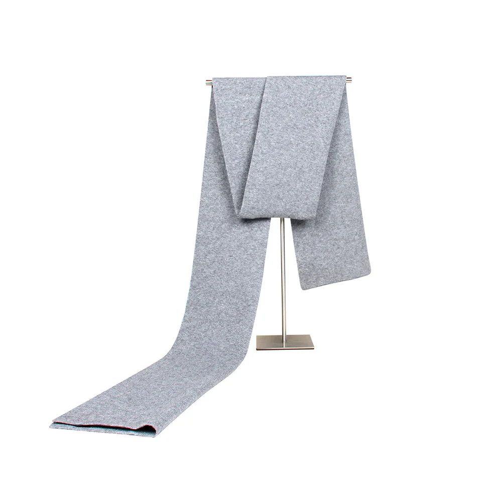 Light Gray Men Scarf FS Новое поступление для мужчин Кашемир пашмины шарф толстые теплые зимние шарфы для женщин длинные Размеры Мужской красный розовый - Цвет: Light Gray Men Scarf