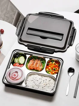 

TIMEMORE Lunch Box Stainless Steel Portable Picnic Office School Food Container With Compartments Thermal Bento Box