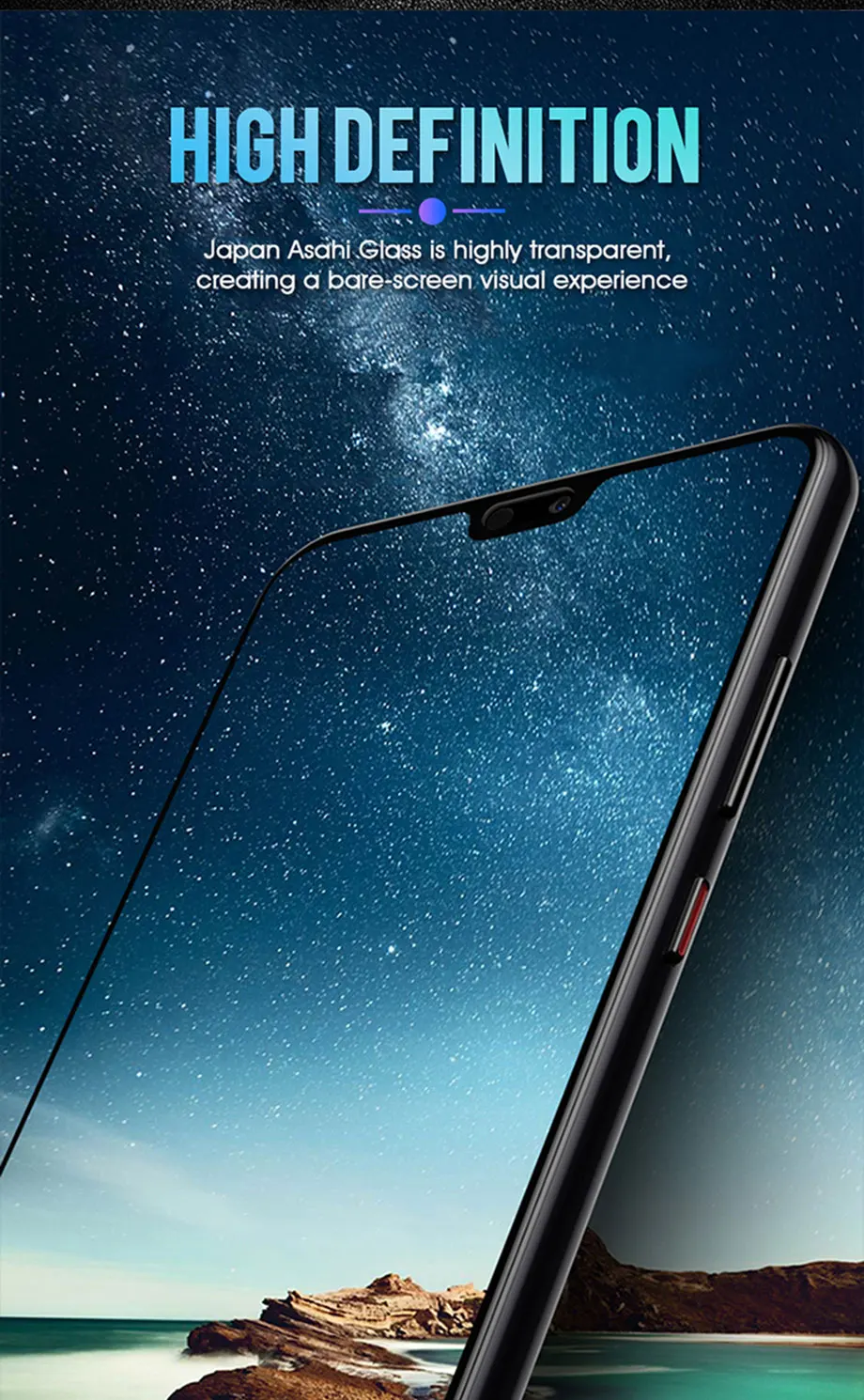 300D изогнутое закаленное стекло для huawei Honor 10 Lite 20 Lite Pro Защита экрана для Honor 8X 10i V10 V20 Защитная стеклянная пленка