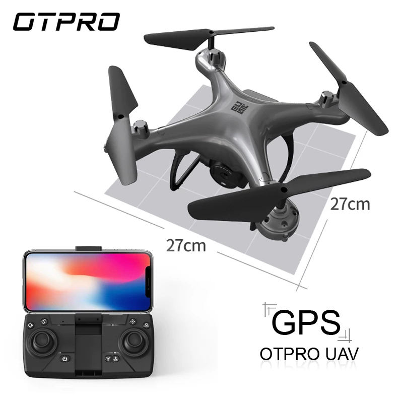 OTPRO gps Дрон FPV 1080p HD 4K камера профессиональный Wifi RC дроны селфи следуем за мной Квадрокоптер ГЛОНАСС Квадрокоптер vs HS120D