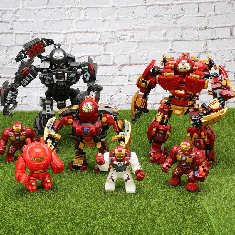 

The Avengers series superhero Iron Man Building block Toys Compatible with Legoinglys Assembl Educating Children Christmas Gifts