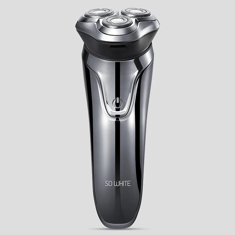 Soocas так белая электробритва бритвы Для мужчин моющиеся USB Перезаряжаемые 3D плавающей Smart Управление бритья щетка для бороды - Цвет: Razor