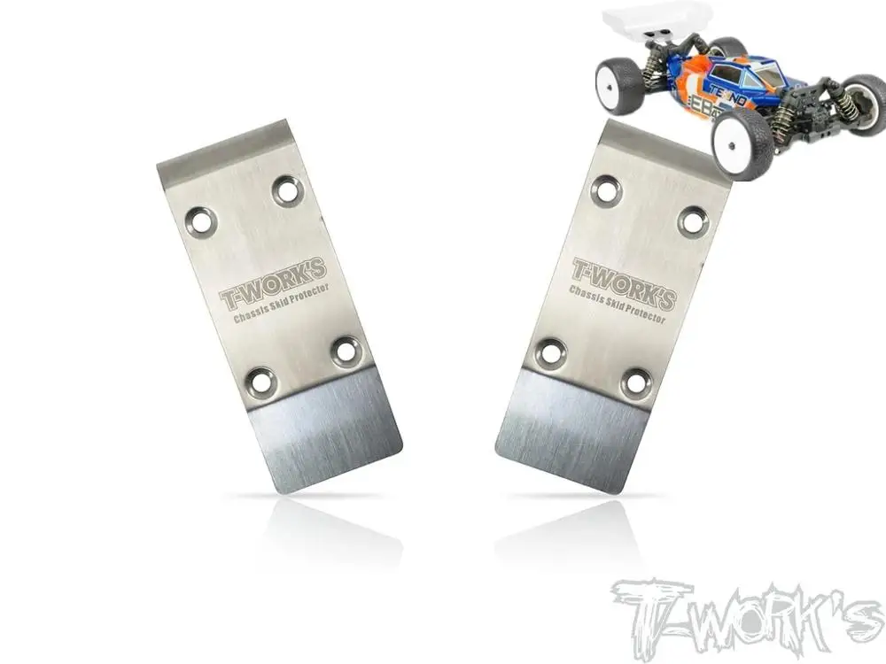 _ 1/8 Tekno EB410.2 Багги 2 шт. задняя защита шасси против царапин защитная Панель Шасси
