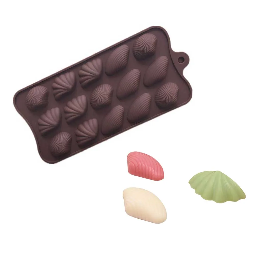 Silicone Chocolate Mold Mini Cake Mould Hot Resistant Reusable Ice Molds Non-stick Ice Tray Kitchen Bakeware