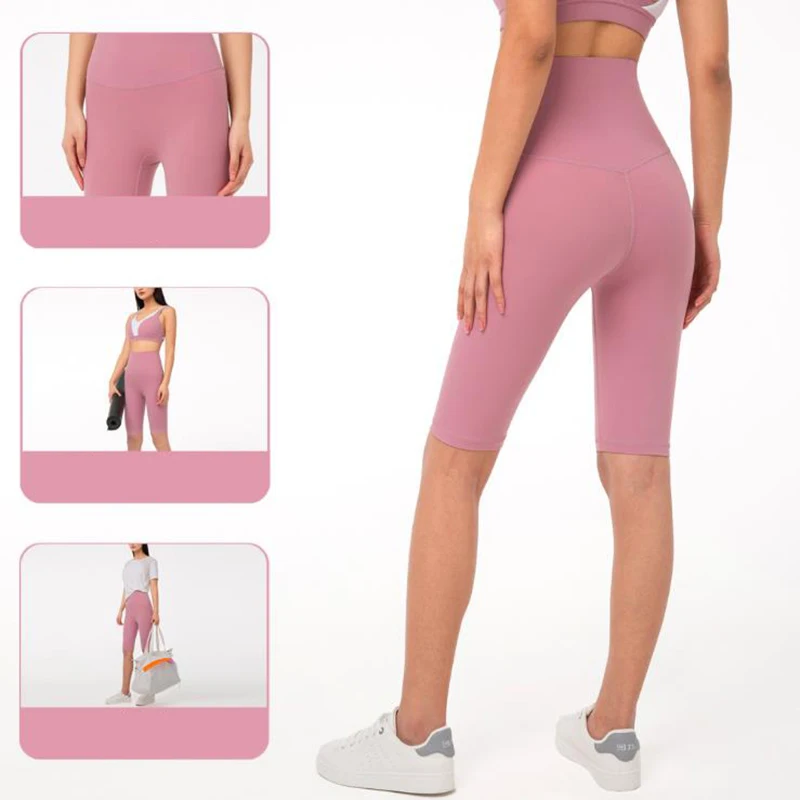 Woman High Waist Energy Yoga Shorts Seamless Hip-up Tight Elastic Sport Short-pants Summer Gym Fitness leggings sports shorts,running shorts,yoga shorts,sports leggings,sports pants,yoga leggings,workout shorts,seamless shorts,fitness leggings