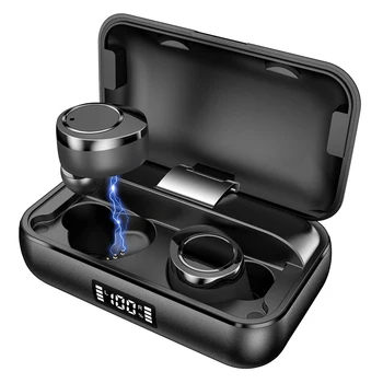 

Wireless Earphone TWS Bluetooth 5.0 Touch Control Waterproof HiFi Stereo Noise Cancelling Earphone