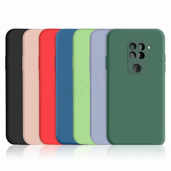 Перейти на Алиэкспресс и купить Для Xiaomi Redmi Note 9S 9 Pro Чехол для Mi Note 10 Lite Pro жидкий силиконовый мягкий ТПУ бампер чехол для телефона Redmi Note 9 10X