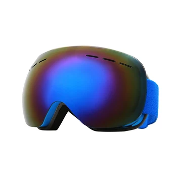 

1pc Ski goggles Single Layer Large Spherical Impact Resistant Elastic band