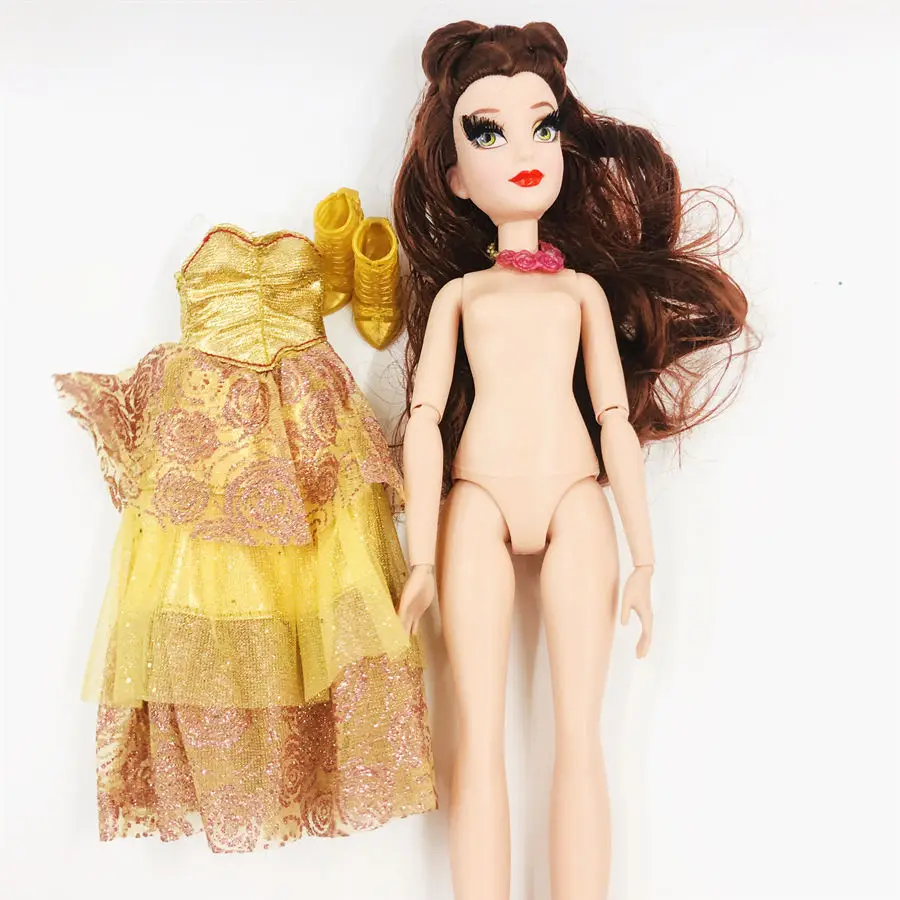 Оригинальная нежная Русалка Белль Принцесса Жасмин Принцесса Аладдин 8 суставов кукла принцесса кукла игрушка прекрасная кукла рождественский подарок