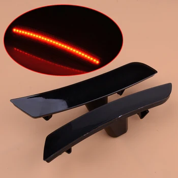 

beler 2Pcs Rear Smoked Red LED Side Marker Light Fit for Chevy Camaro 2016 2017 2018 Cadillac CTS 2014-2018 ATS 2015-2018