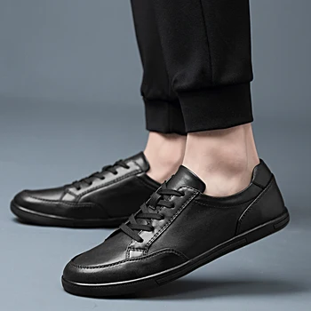 

men Genuine Leather Shoes Breathable Male Casual Flats oxfords Brand New Fashion outdoor Spring autumn breathable Men Shoes