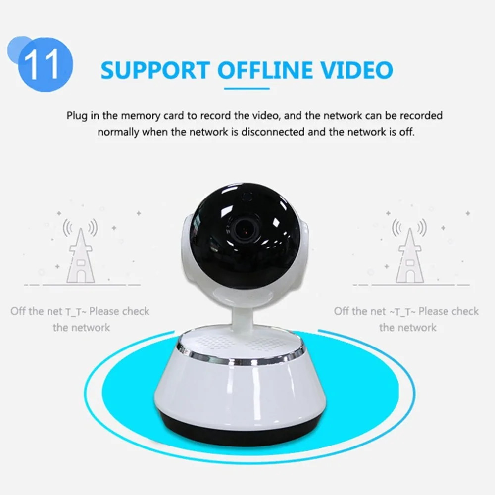 720P WiFi IP камера детский монитор HD Беспроводная умная детская камера ночного видения аудио видео запись камера видеонаблюдения V380