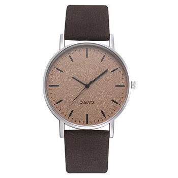 

Women Classic Quartz Watch Frosted Dial with Frosted PU Leather Strap GK99