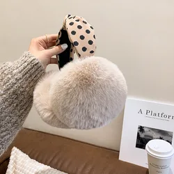 New Leopard Spotted Earmuffs To Keep Warm Girls Winter Earbags Antifreeze Protection Earmuffs Earmuffs Earmuffs Autumn Ear Caps
