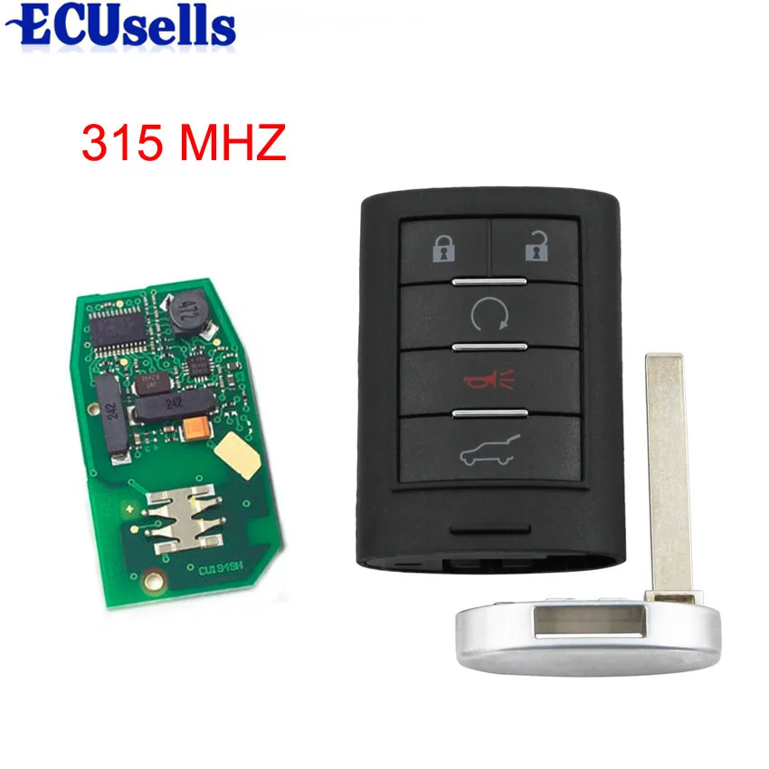 For Car Key Fob Keyless Entry Smart Remote 2013 2014 2015 Cadillac ATS