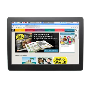 

10 inch Monitor FHD(2560x1600P) LCD IPS Wide Angle Display Screen Support Raspberry Pi 4 Model B/ 3B+/ PS3 PS4 WiiU Xbox360