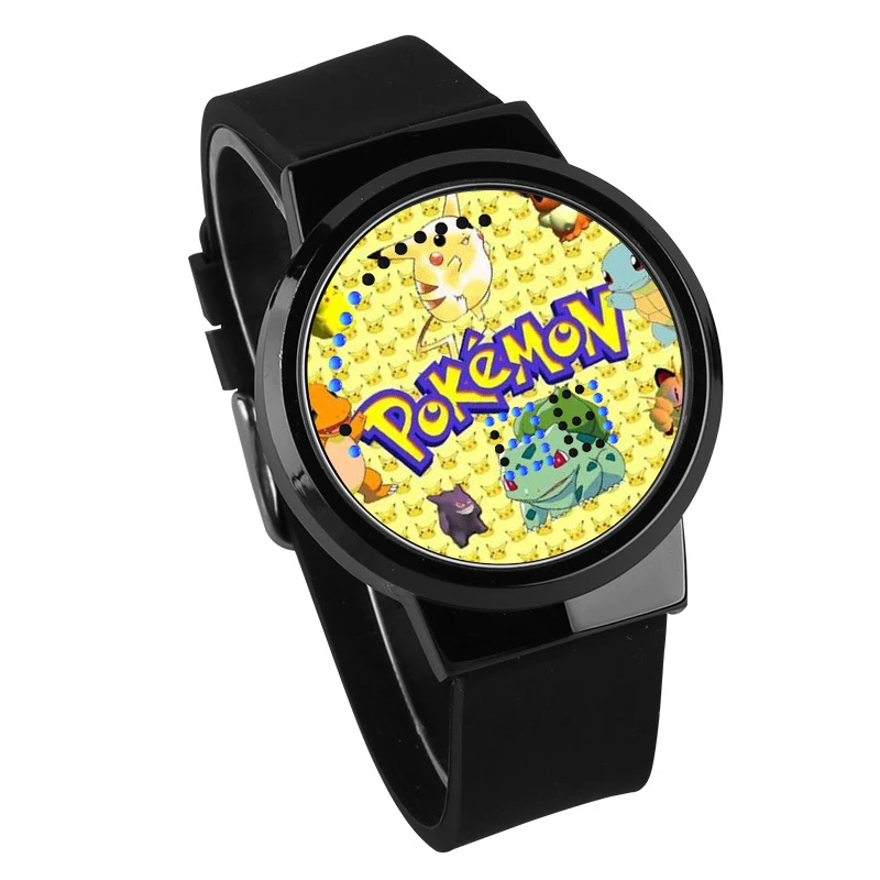 Последние для POKEmon GO PLUS светодиодный сенсорные часы высокого качества Сенсорное время и дата