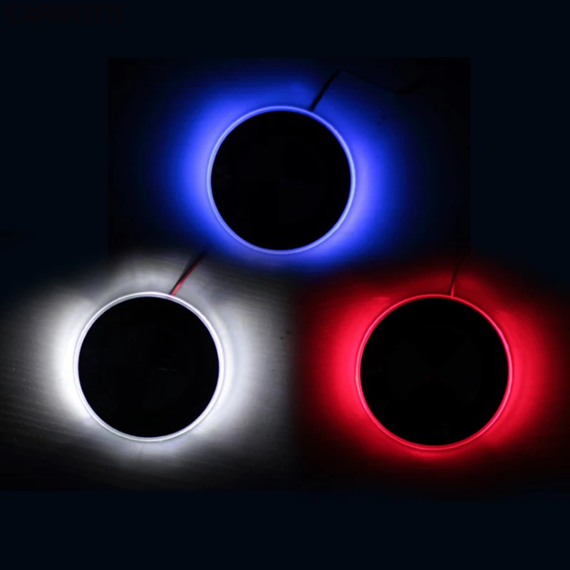 

82mm Emblem White LED Light Light For BMW 3 4 5 6 7 X M Z Series E70 E39 E90 E60 E46 E53 E71E38 E65 F10 Without BMW Emblem
