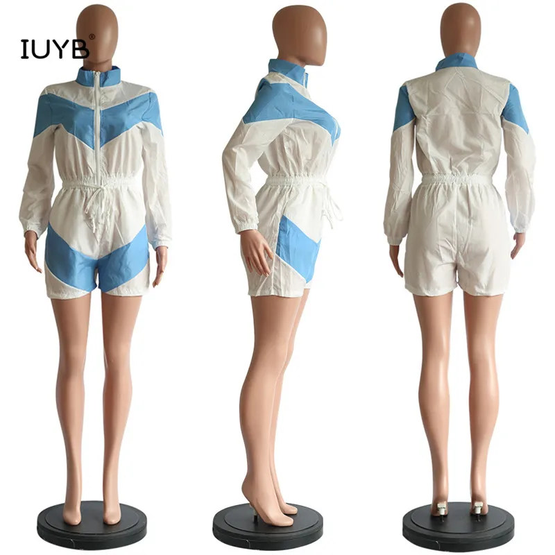 IUYB YM8047 красочный сексуальный женский игровой костюм летние модные игровые костюмы сексуальные трусы Клубные Paty с длинными рукавами Повседневный Комбинезон