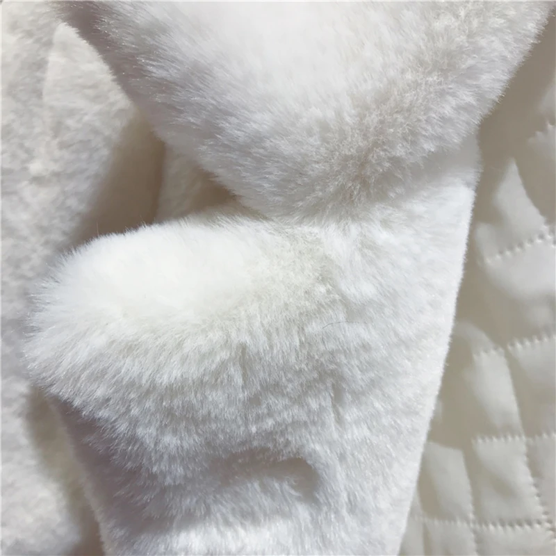 New Women Autumn Winter Furry Warm Fur Outerwear Fashion Loose Faux Fur Rabbit Long Jacket Casual Thickened Fur Coat 5