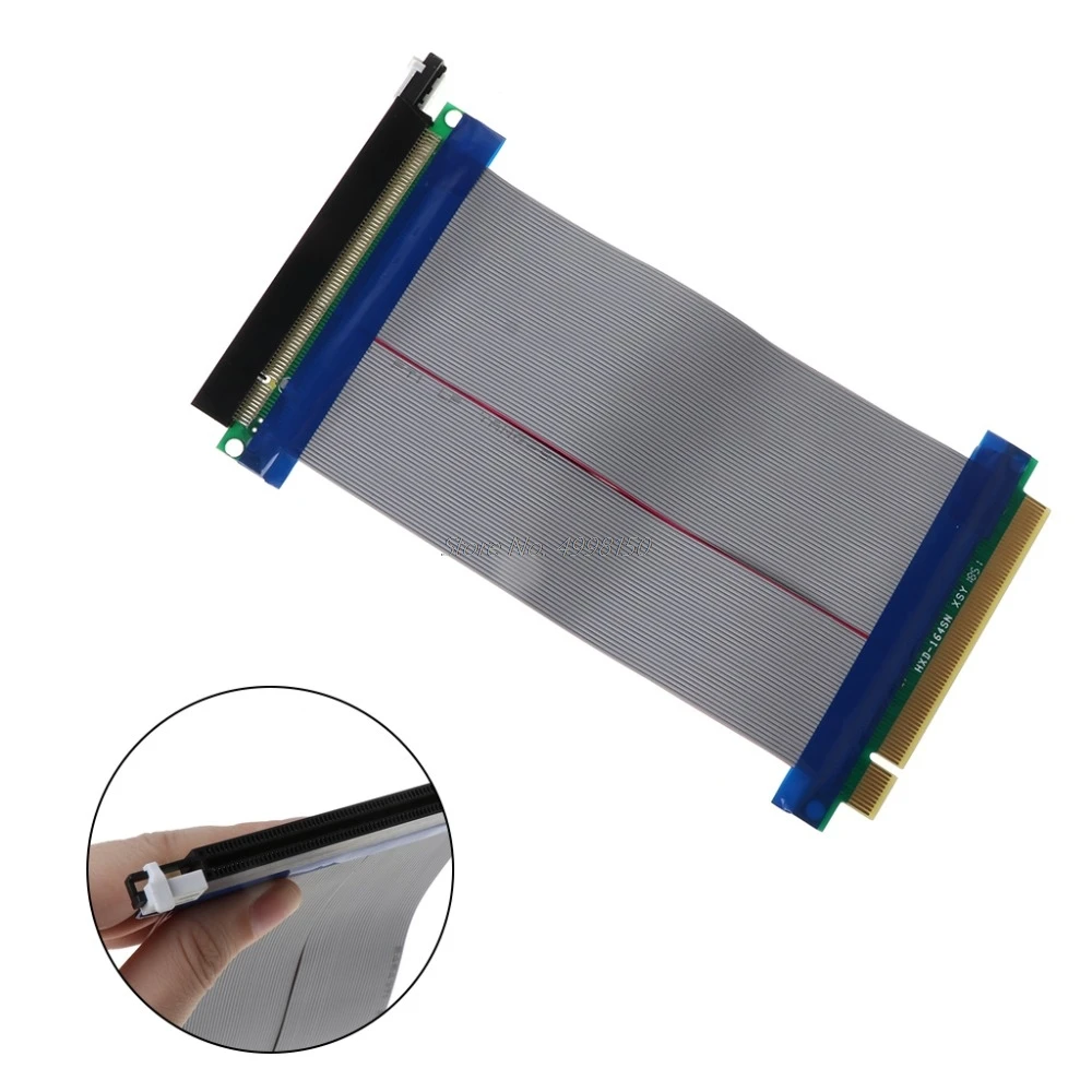 Высокое качество новый PCIe 16X PCI Express E к расширитель платы адаптер гибкий кабель