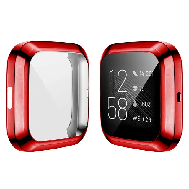 Full Screen Protector cover for Fitbit Versa Versa 2 Versa 3 Sensesoft TPU Bumper Case for Versa lite Smart watch Accessories 