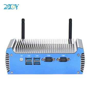 

Fanless Mini Pc Intel i7 5500U i5 i3 2955U Win Windows 10 7 Linux Thin Client Minipc Pfsense Micro 2Lan Tv Industrial Computers