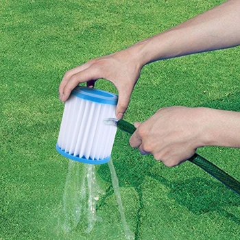 

Outdoor Inflatable Swimming Pool Filter Pool Folding Filter Element Hot Tub Spa for Family Outdoor Swimming Accessory