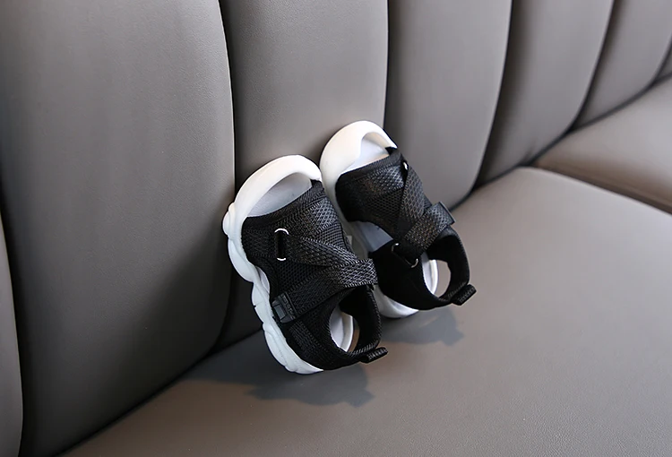 Summer Toddler Sandals Baby Girl Shoes Solid Color Net Cloth Breathable Boys Sneakers Kids Infant Sport Girls Sandals SYJ035
