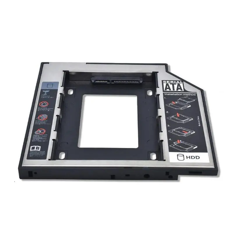 Универсальный SATA 2nd HDD жесткий диск корпус внешний Caddy чехол SSD CD/DVD-ROM ноутбук оптический диск жесткий для 9,5 мм B Q6B7