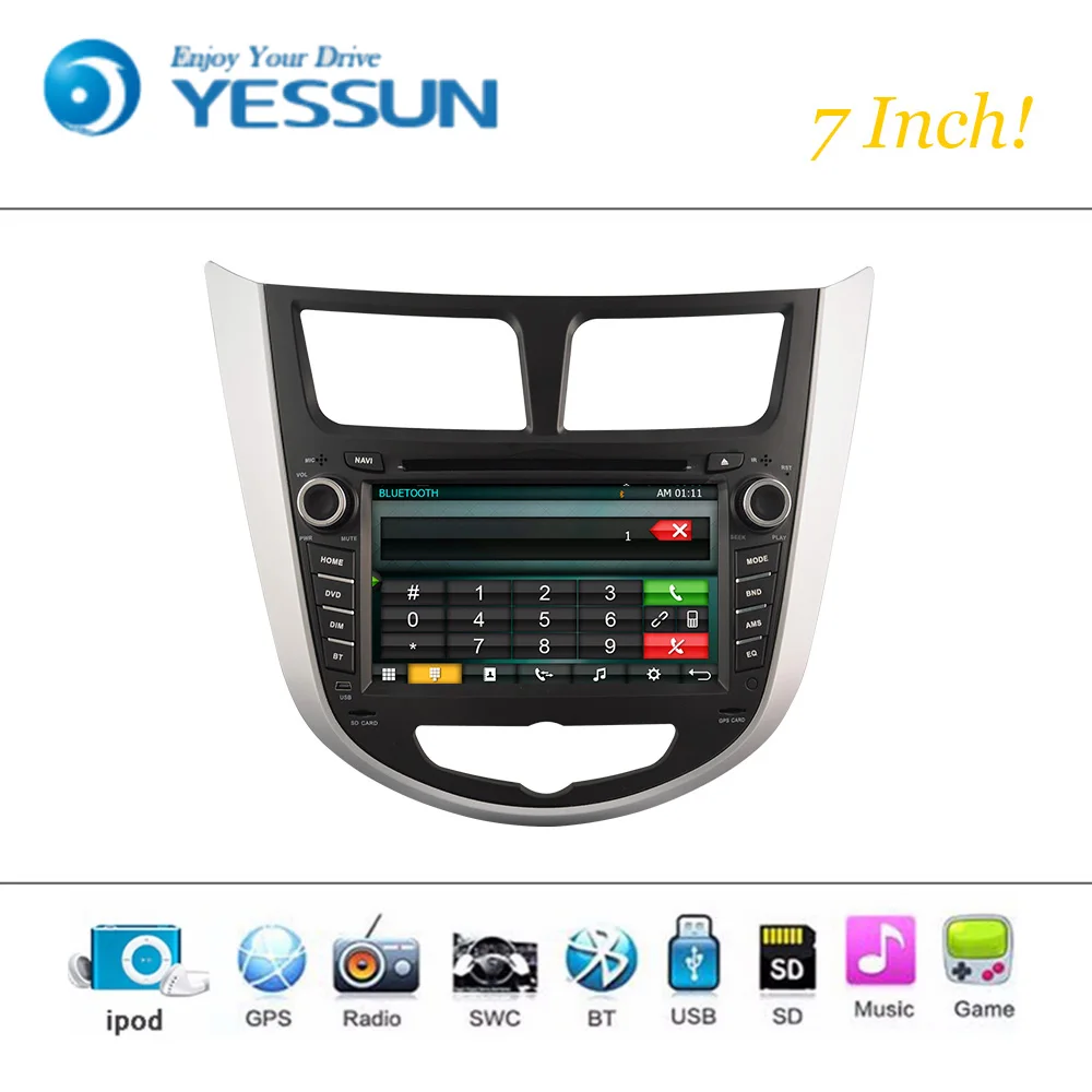 Автомобильный DVD плеер Android Wince система для Hyundai Verna Авторадио автомобильное радио