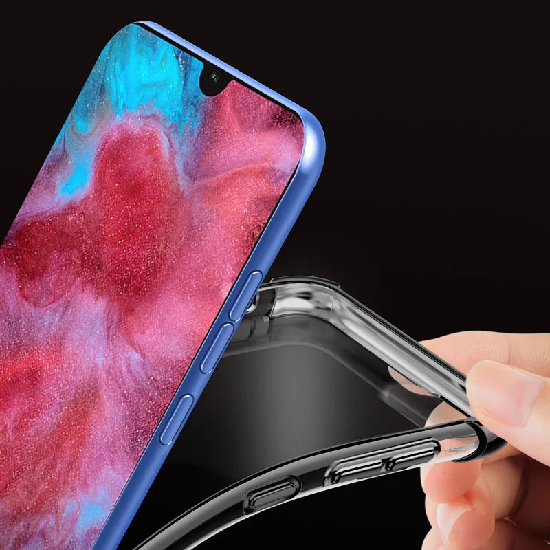 Красный цвет для huawei Honor Play 3E Чехол подушки безопасности буфера полная защита чехол для huawei Honor Play3E ТПУ противоударный задняя крышка
