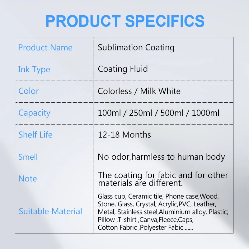 Sublimation Coating Spray 100ml