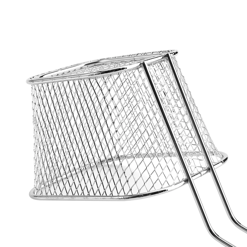 8 шт. мини чипы из нержавеющей стали глубокие корзины для жарки Презентация