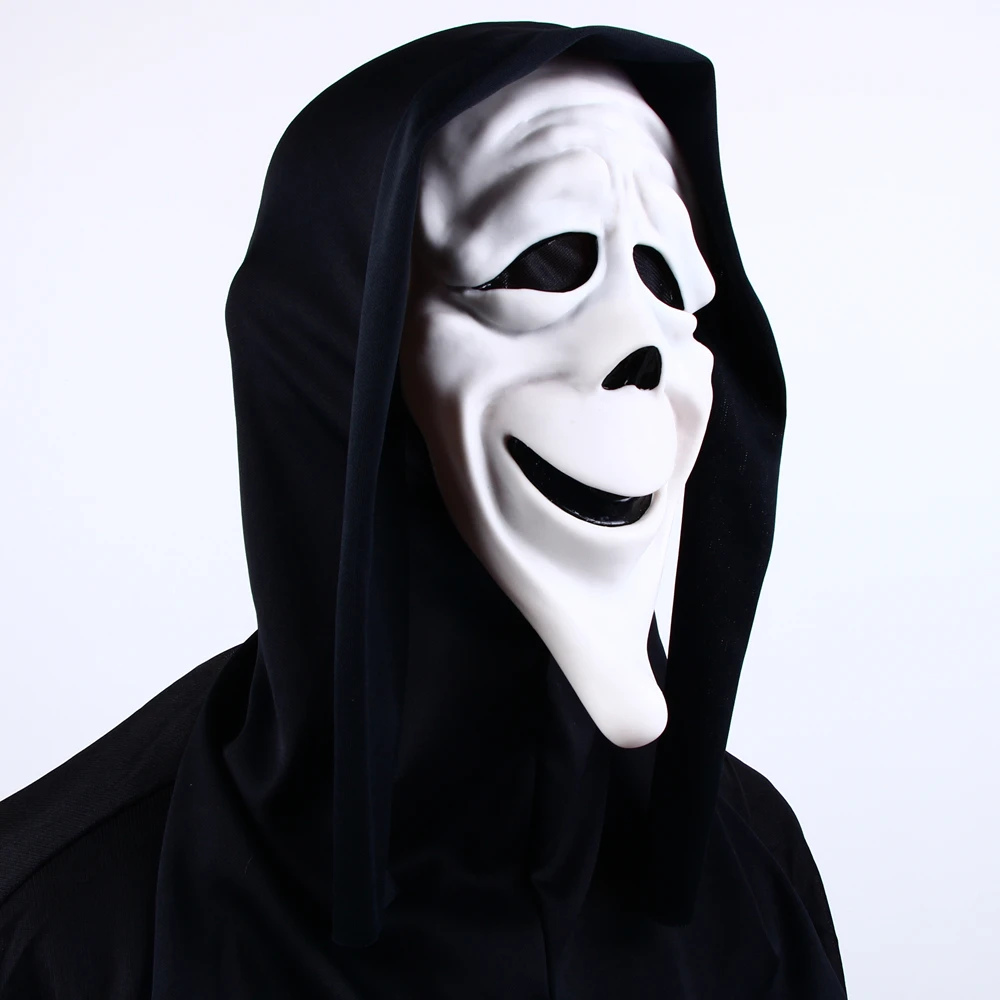 work appropriate halloween costumes Ghost Face Scream Movie Horror Mask Halloween Killer Cosplay Adult Costume Accessories Props halloween costumes