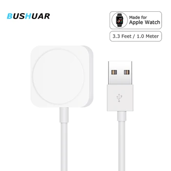 

Bushuar Charger Cord for Apple Watch Charger Wireless Magnetic Charging USB Cable 1M Adapter for Apple Watch Series 4 3 2 1