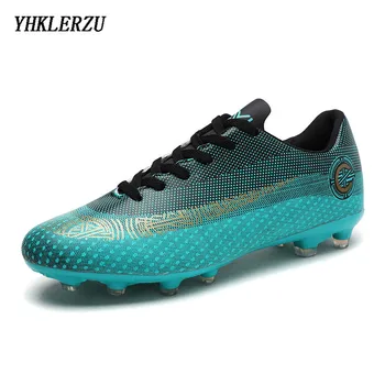 

Indoor Turf Soccer Shoes Mens High Ankle Football Boots Original Superfly Soccer Cleats Shoes Boys Kids Training Futsal Sneakers