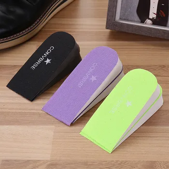 

3Pair Unisex Adjustable insole 2.5cm Height Increase Insoles Memory Foam Lifts Inserts Higher Shoes Pads women and men